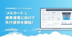 広告自動運用サービス「EC Booster」、SaaS型ECプラットフォーム「メルカート」と標準連携に向けて先行提供を開始！～Googleショッピング広告の手軽なスタートや運用実施が可能に～